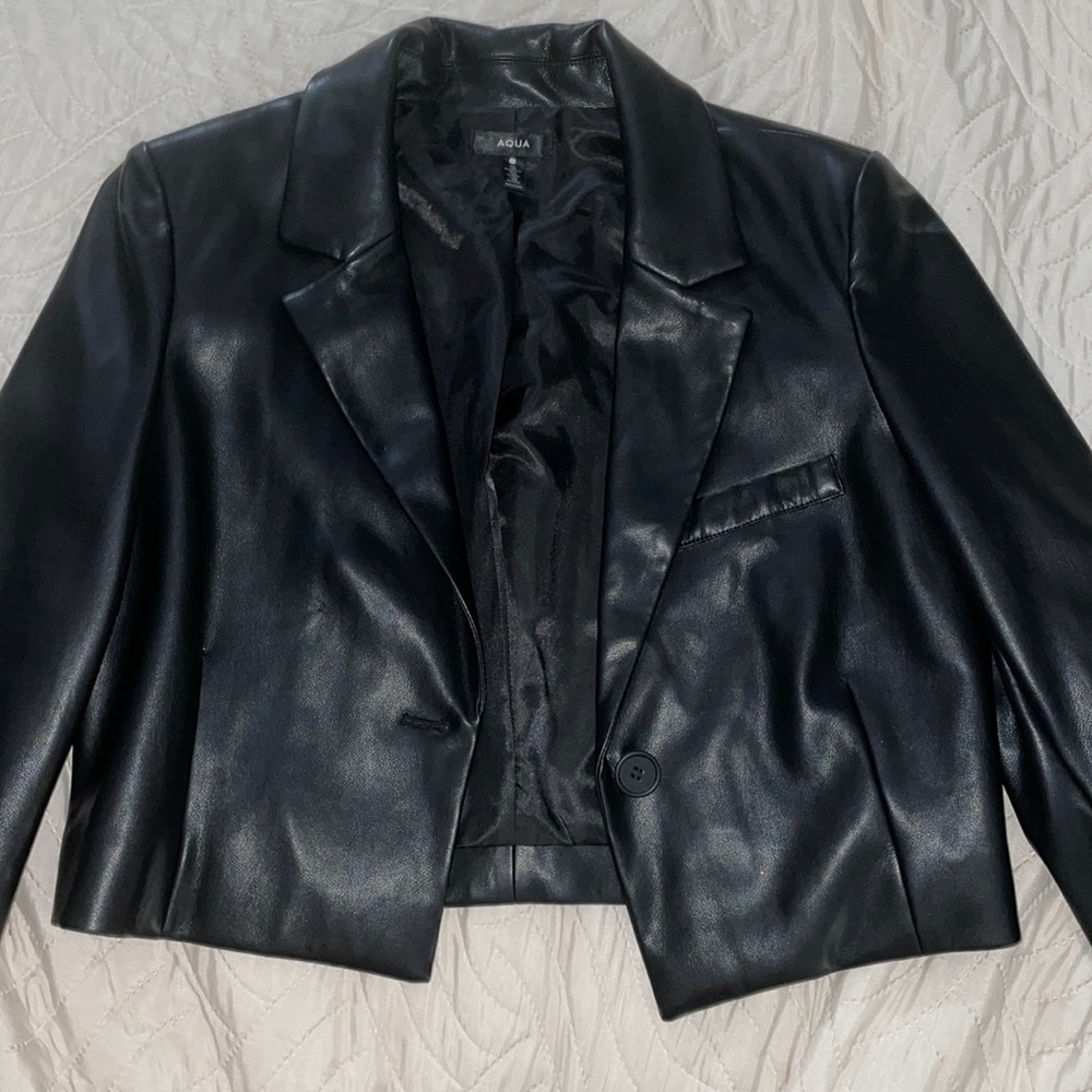 COPY - Faux crop jacket